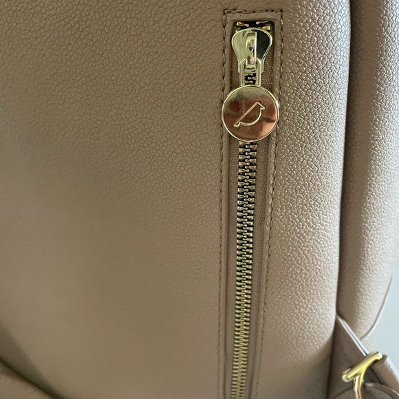 Riona Beige Backpack light academia academic professor Preppy Collegiate - Picture 5 of 9